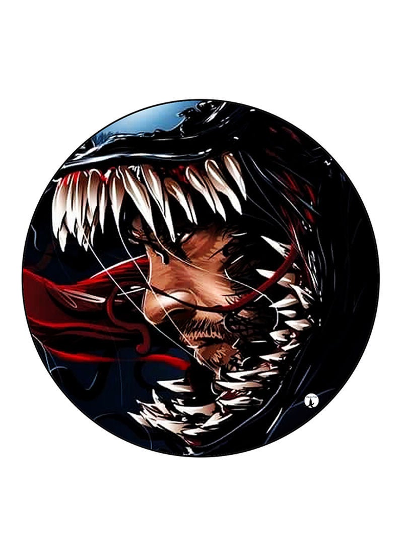 RKN Venom Printed Mouse Pad Round  Multicolour