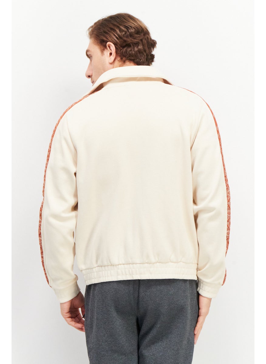 Puma x Palomo Men Sportswear Fit Long Sleeve Training Jacket, Beige  - Image 3
