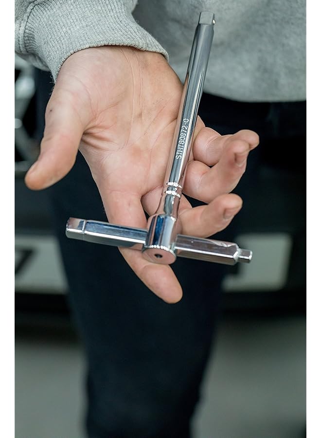 Stanley Automotive Multi Use (1/4 Inches And 3/8 Inches) Spark Plug/Oil Filter/Brake Change 4 In 1 Tool Stht80872 0 - Image 4