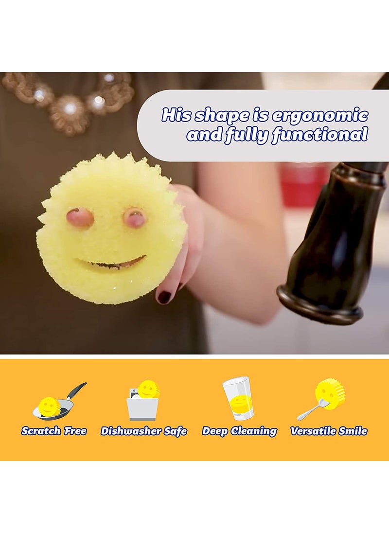 Scrub Daddy - Scrub Daddy - The Original Scrub Daddy - Scratch-Free Multipurpose Dish Sponge - BPA Free & Made with Polymer Foam - Stain, Mold & Odor Resistant Kitchen Sponge (1 Count) - Image 1