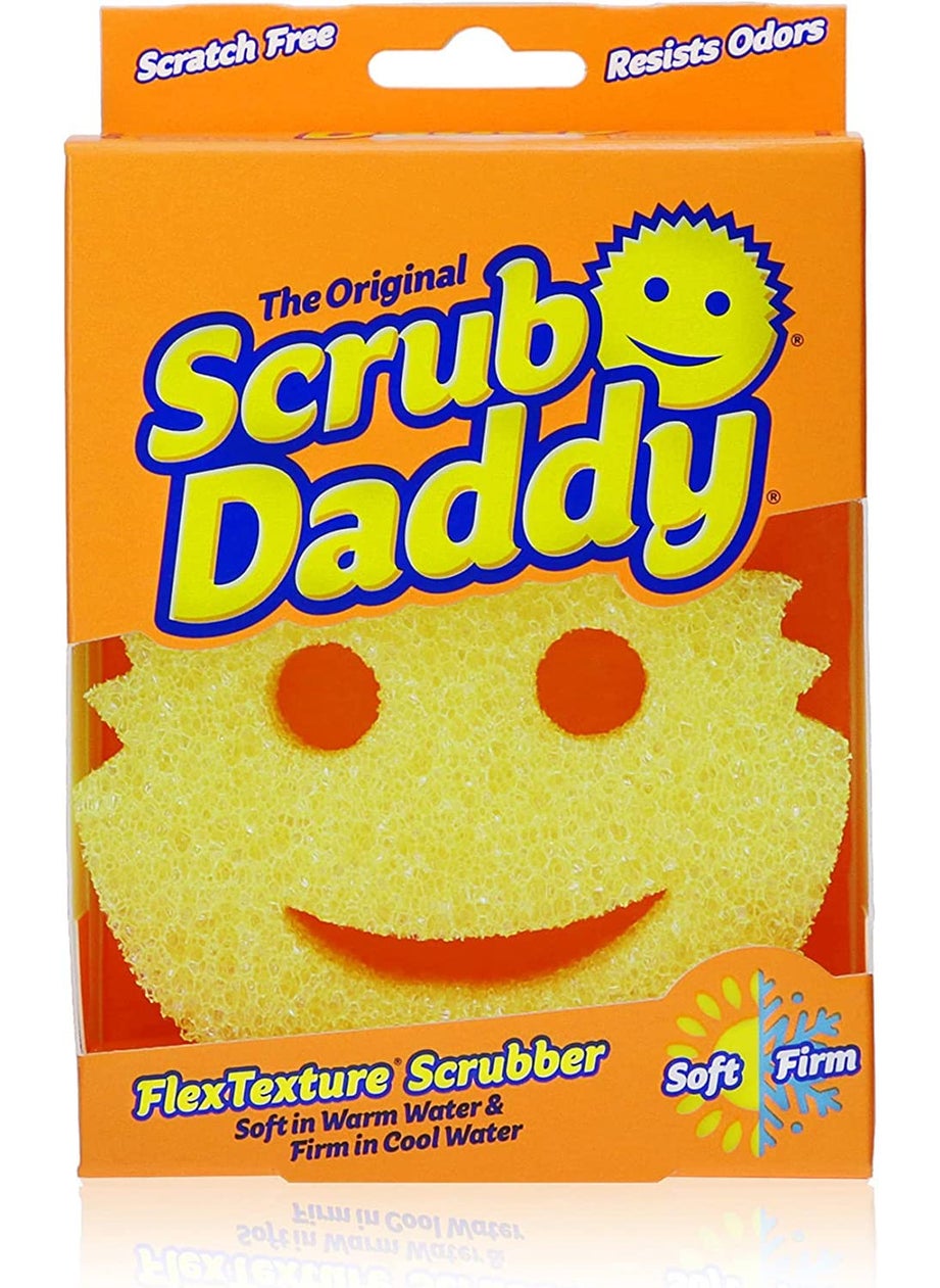 Scrub Daddy - Scrub Daddy - The Original Scrub Daddy - Scratch-Free Multipurpose Dish Sponge - BPA Free & Made with Polymer Foam - Stain, Mold & Odor Resistant Kitchen Sponge (1 Count) - Image 1