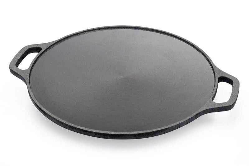 SOWBAGHYA Cast Iron Dosa Tawa 30.5cm/12inch - Pre-Seasoned for Roti/Dosa - Free Wooden Spatula - No Chemical Coating - Iron Rich Food - Even Heating - High Heat Retention - Hand Wash Only - Image 1