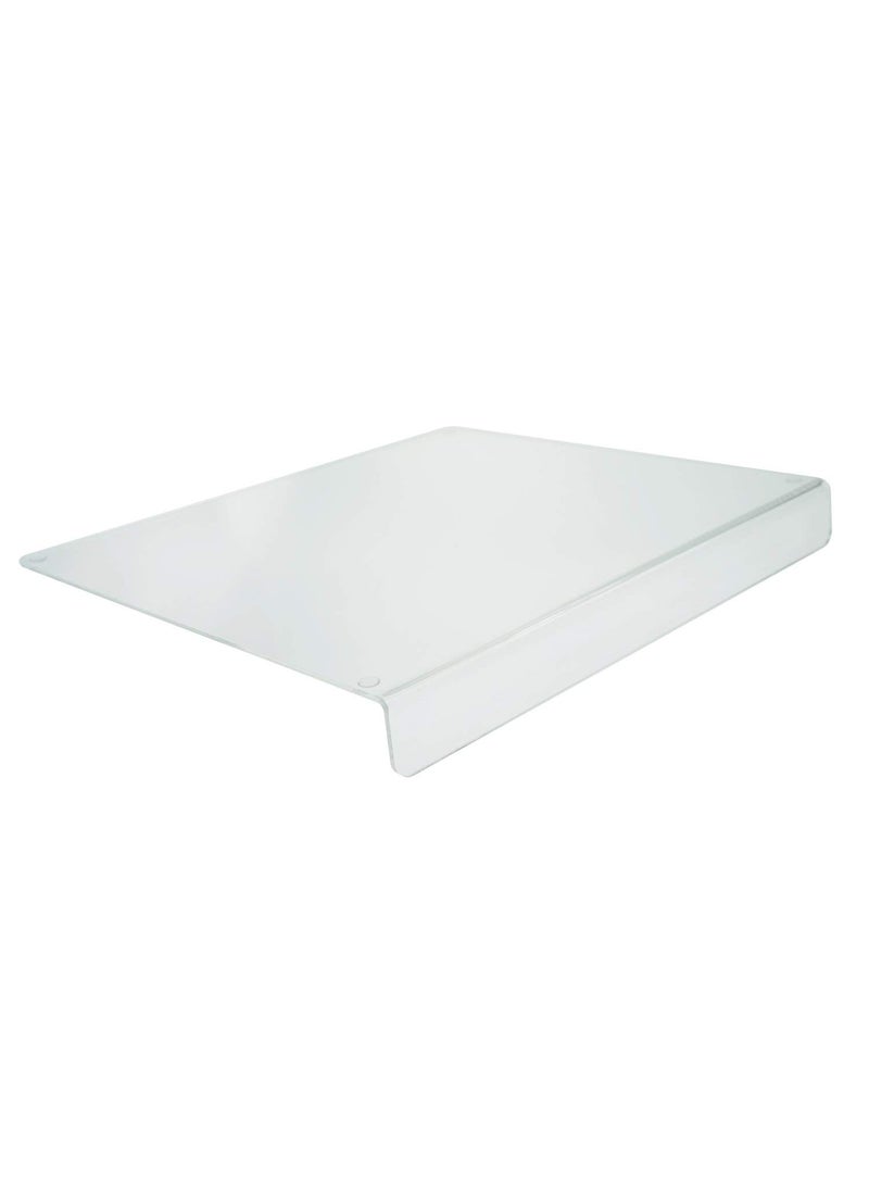 SOURCE ONE Source One Premium Clear Acrylic Counter Top Cutting Board 15 x 15 OR 16 x 18 Inches Available w 2 Inch Lip 15 x 15 