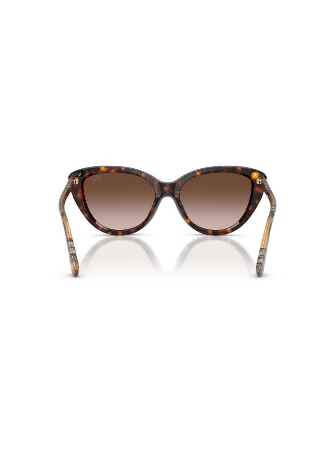 BURBERRY Women Full Rim Cat Eye Sunglasses 0BE4457 55 - Image 4