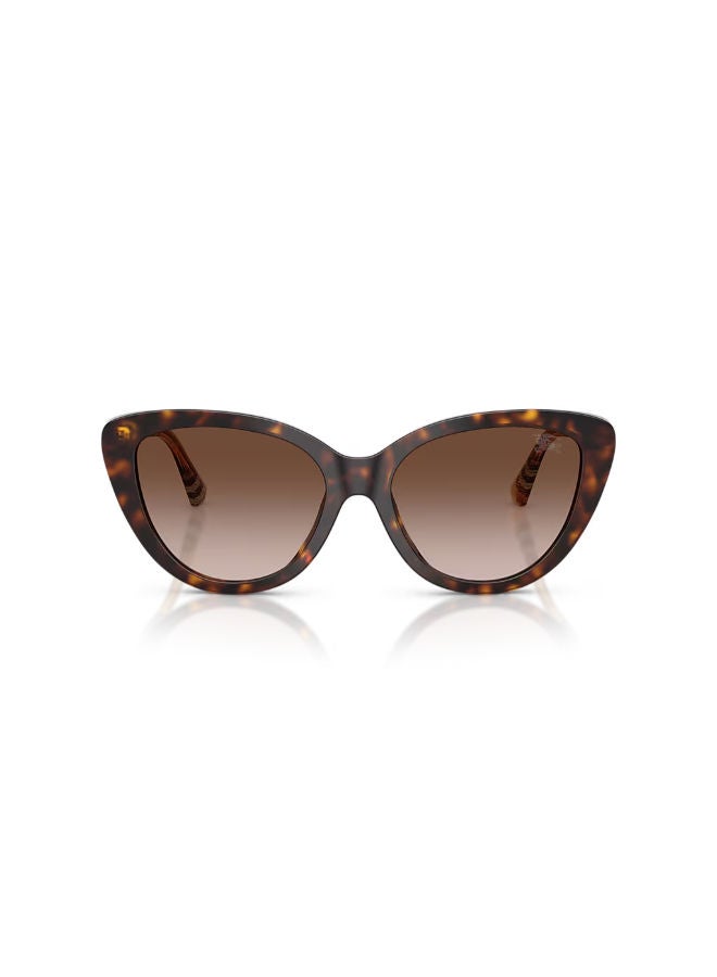 BURBERRY Women Full Rim Cat Eye Sunglasses 0BE4457 55 - Image 2