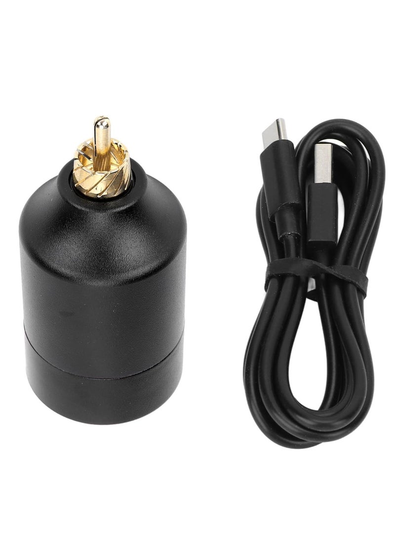 Wireless Tattoo Power Supply with Adjustable Voltage, RCA Interface & LCD Display - Professional Battery for Tattoo Machines (Black) - Image 2