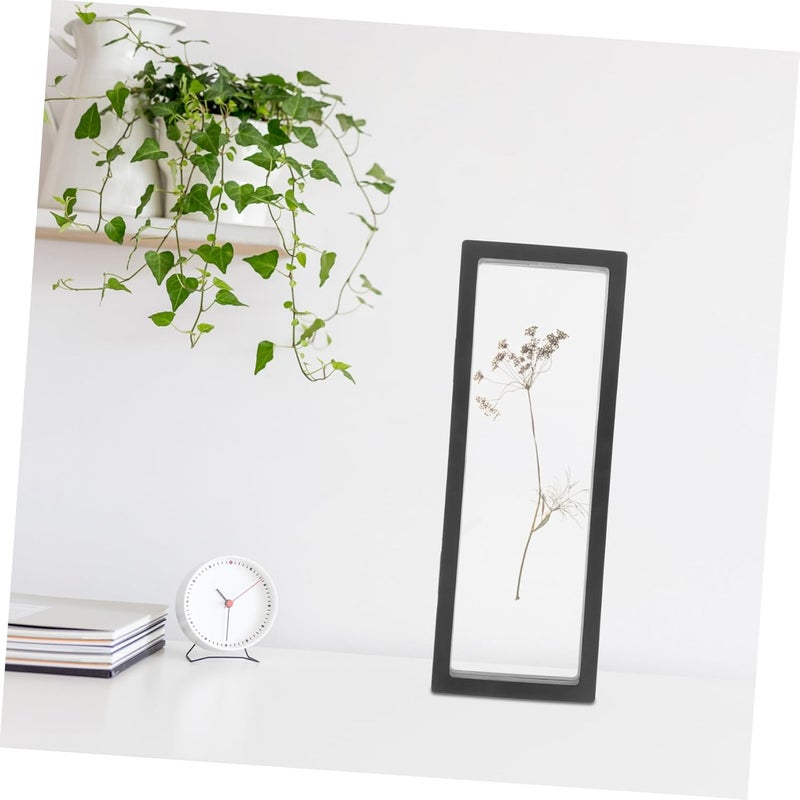ABOOFAN Floating Frame Jewelry Display Box Black Transparent PE Film Case for Medals Coins Stamps Memorabilia Showcase Use - Image 4