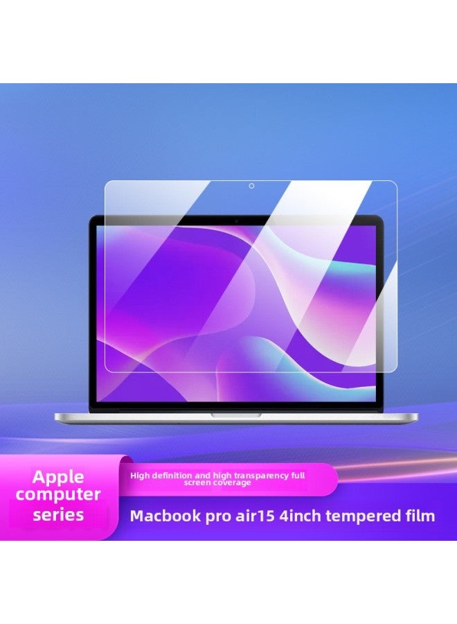 2019 Macbook Pro Air15.4 Inch Laptop HD Tempered Film Anti-Blu-ray Computer Film-Color:Blue Light Tempered Film (with Packaging)-Dimensions:MacBook PRO 15.4 Arc Edge