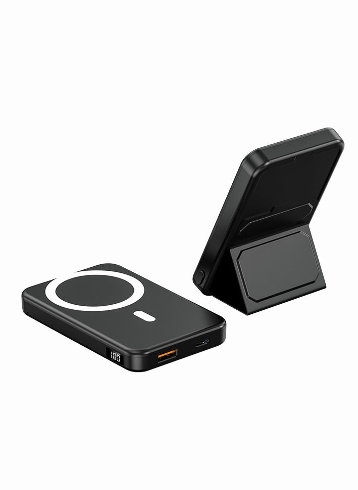 GULFLINK Magnetic Portable Power Bank Charger for Apple iPhone 15/14/13 Series 10000mah Black - Image 1