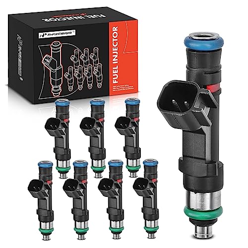 A-Premium حقن وقود A-Premium متوافقة مع فورد كراون فيكتوريا ولينكولن تاون كار وميركوري غراند ماركيز 2005 V8 4.6L، مجموعة من 8، استبدال# 0280158064 - Image 1