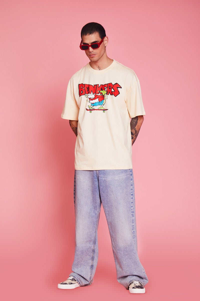 Bonkers Corner Signature Skater Boy Oversized T-Shirt - Image 5