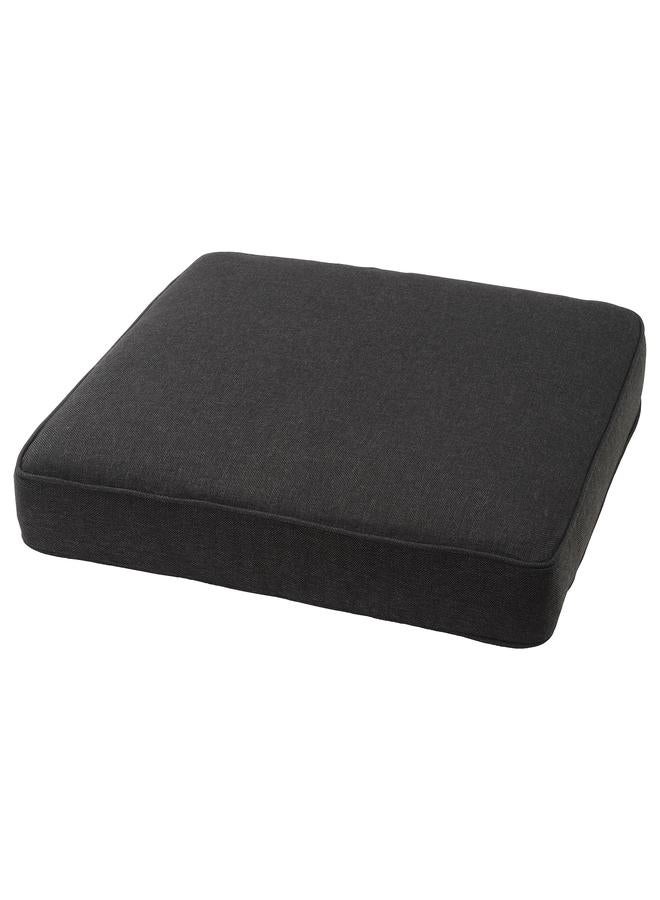 Zaboon Seat cushion, outdoor, anthracite, 62x62 cm - Image 1