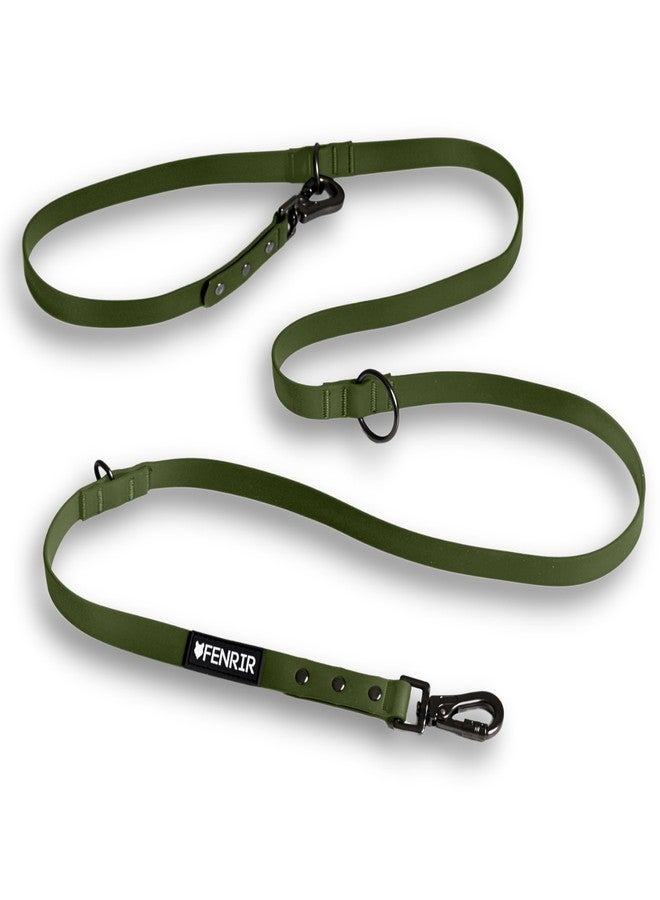 Fenrir - Dog Training Leash - Heavy Duty Dog - Double Ended Carabiner - Long Dog Lead - Non-Slip Lead Waterproof Gear for Large & Small Dogs Puppy - 2.1m (Green) - Image 1
