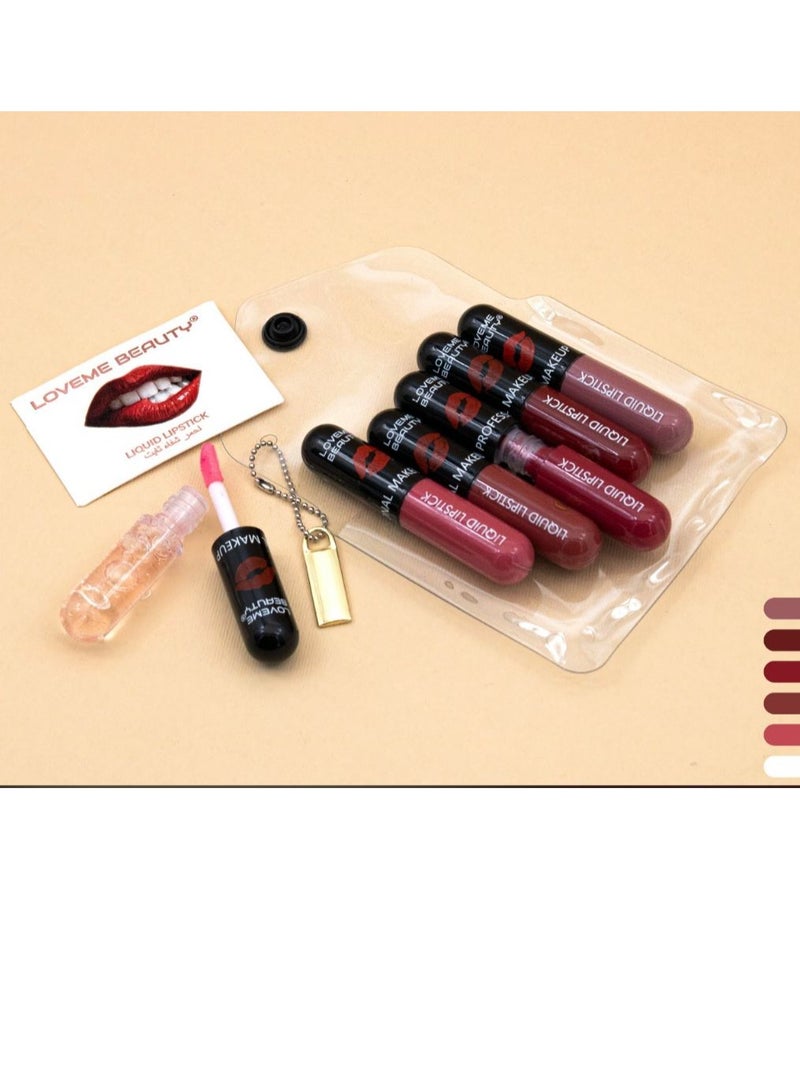 مجموعة6 ميني روج سائل الوان صيفية من لافمي بيوتي - Image 2