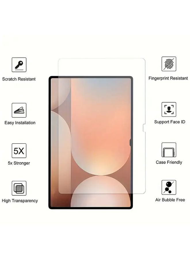 3Pack Tempered Glass Screen Protector 9H Hardness for Galaxy Tab S10 FE Plus HD Clear Scratch Resistant - Image 3