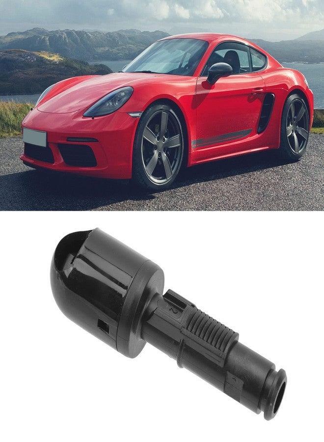 Zunate Headlight Washer Nozzle 99762826300, Left Right Headlight Headlamp Washer Nozzle Jet for 718 718 Cayman 911 Carrera Panamera 4 (Black) - Image 2
