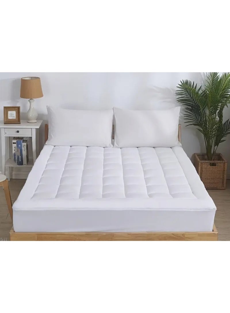 Aram Royal Cloud Mattress to give you a sleep among the clouds, made of the finest soft and comfortable microfiber material to give you a peaceful sleep, 14 cm high, 200*200 cm - Image 1