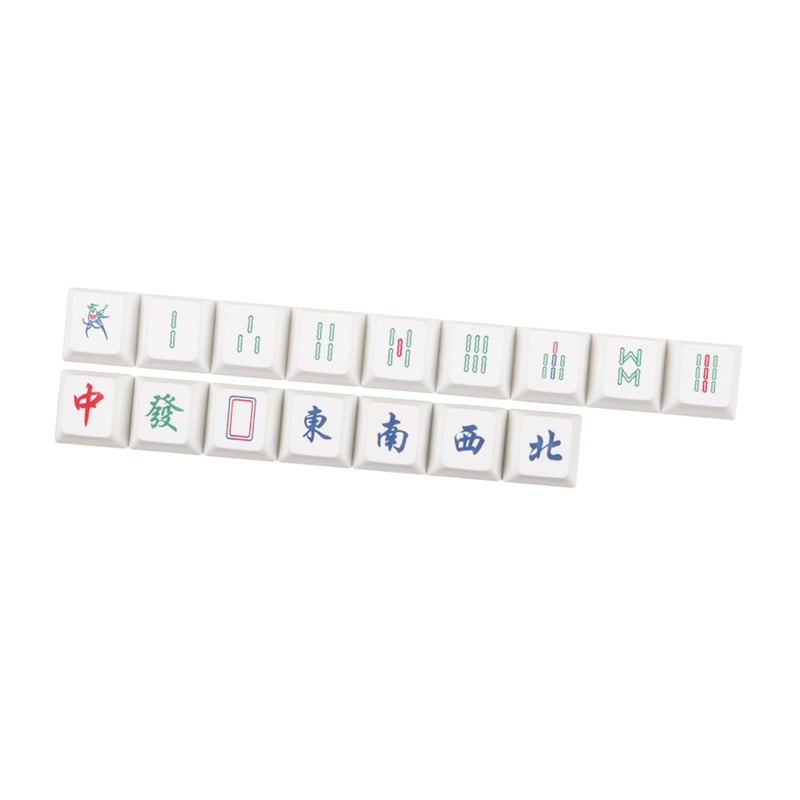 Mahjong Pattern Keycaps 16 PCS For Mechanical Gaming Keyboards Unique Design - Image 2