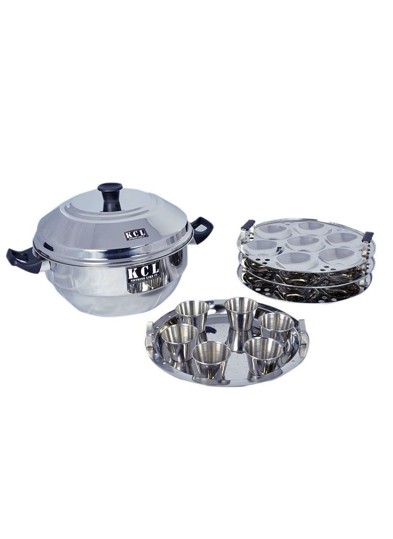 KCL KCL 21 Idly Maker Steamer Plain Induction & Gas Base 