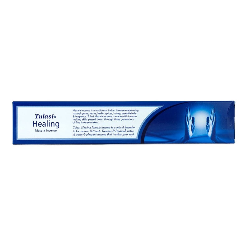 Tulasi Premium Masala Healing Incense Sticks (Agarbatti) for Pooja, Prayer, Meditation & Home Fragrance, 1 Pack - Image 3