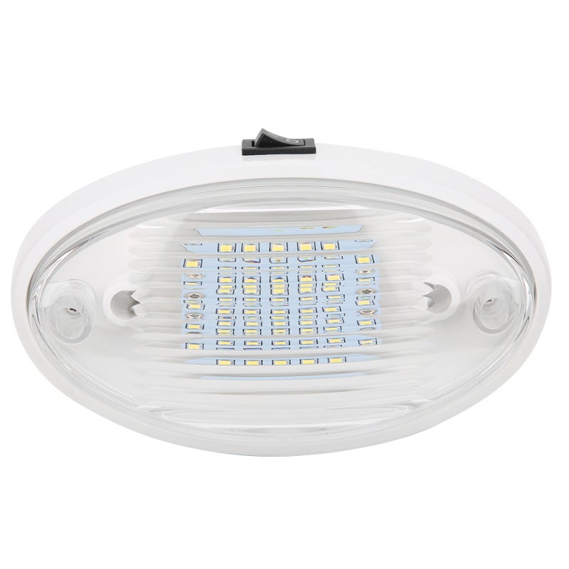 12 فولت ضوء سقف LED بخرز 3528 SMD - هيكل ABS ممتاز لإضاءة داخلية للسيارات الترفيهية والمقطورات والقوارب - Image 2