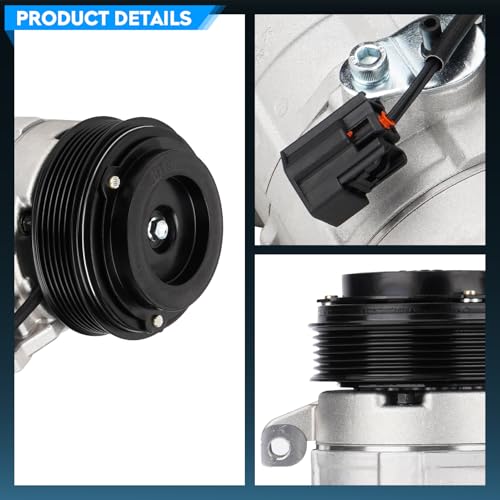TadaMark A/C Air Conditioner Compressor Clutch Fit for Buick Enclave 3.6L 2008-2012, for Chevrolet Traverse 3.6L 2009-2012, for GMC Acadia 3.6L 2007-2012, for Saturn Outlook3.6L 2007-2010 - Image 5