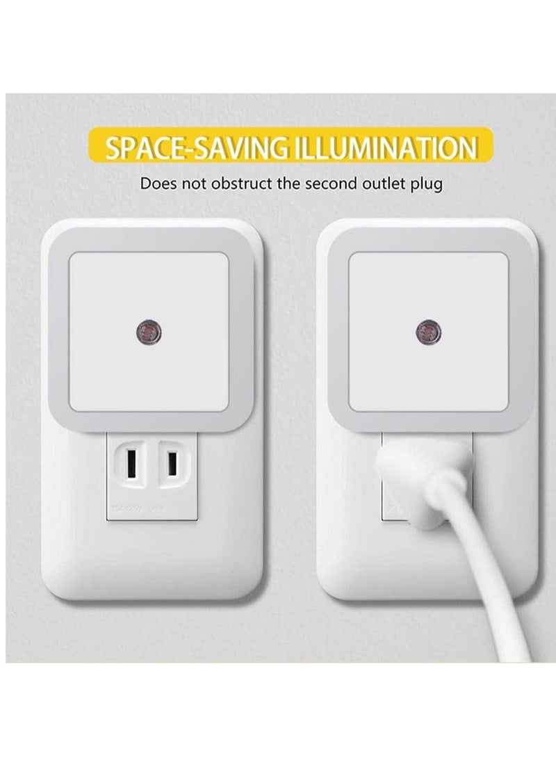 Captaintech Night Light Plug in Wall, LED 0.5W Energy Saving Night Lights with Dusk to Dawn Photocell Sensor, Warm White Night Light for Bedroom, Hallway, Stairs, Nursery( British standard) - Image 4