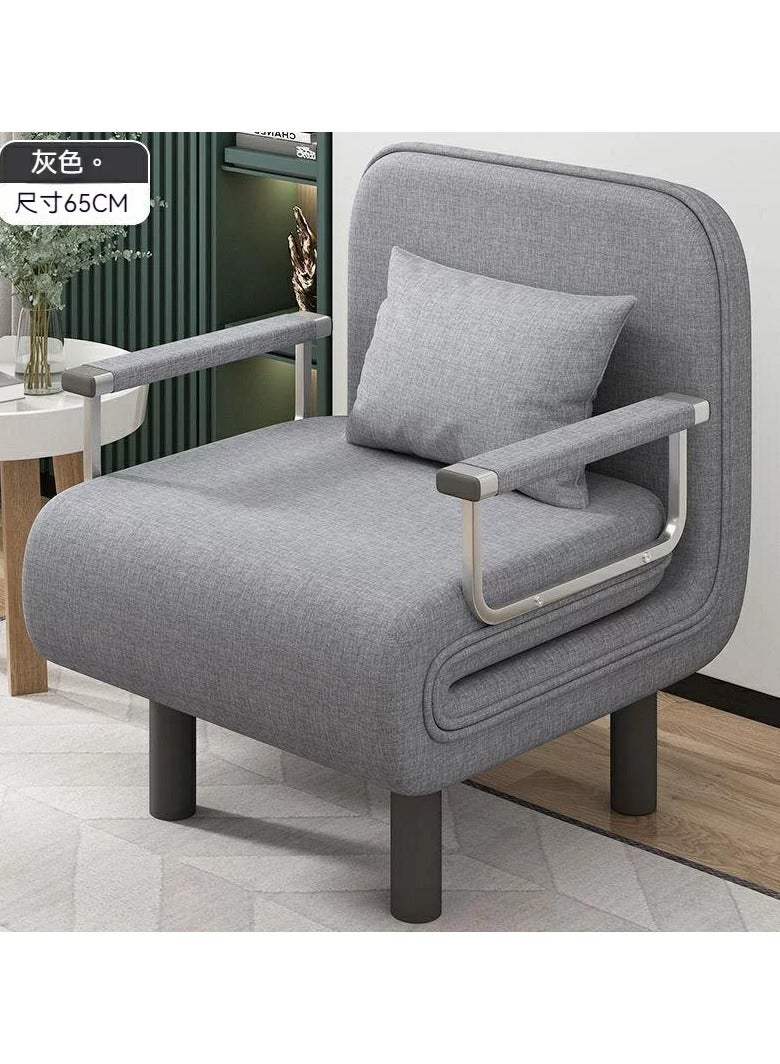 Linen Art Folding Sofa Bed Dual-Use Living Room Multi-Function Lunch Break Lazy Sofa