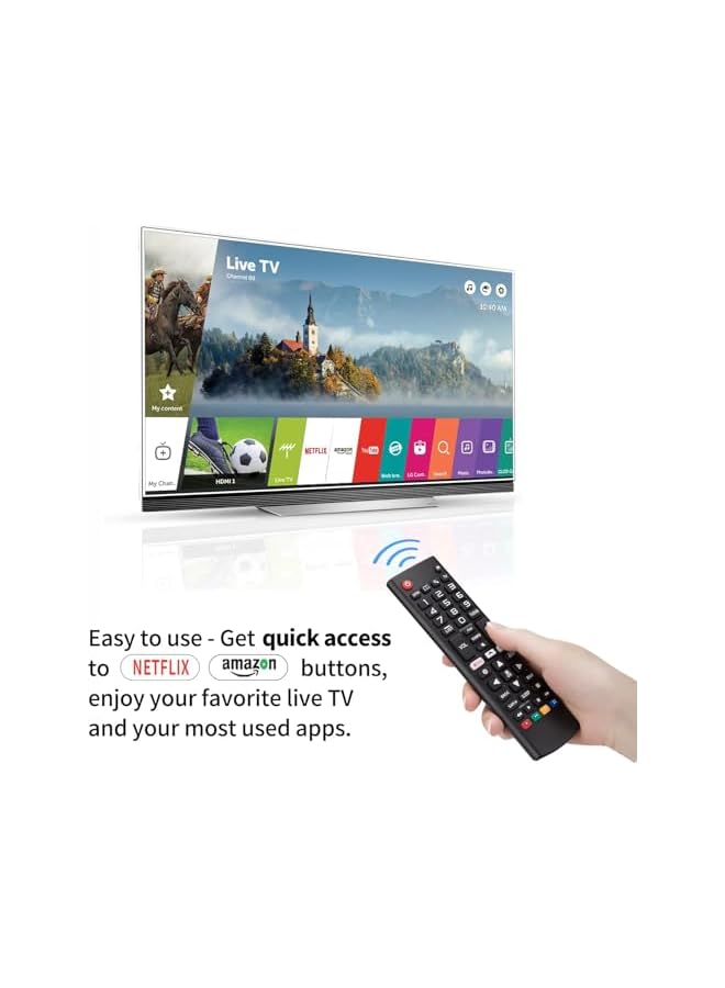 The Bros جهاز تحكم عن بعد عالمي لتلفاز LG الذكي، بديل لجميع تلفزيونات LG الذكية LCD LED OLED UHD HDTV بلازما 3D 4K AKB75095307 AKB75375604 AKB75675304 AKB74915305 AKB76037601 AKB75675313 AKB75855 - Image 4