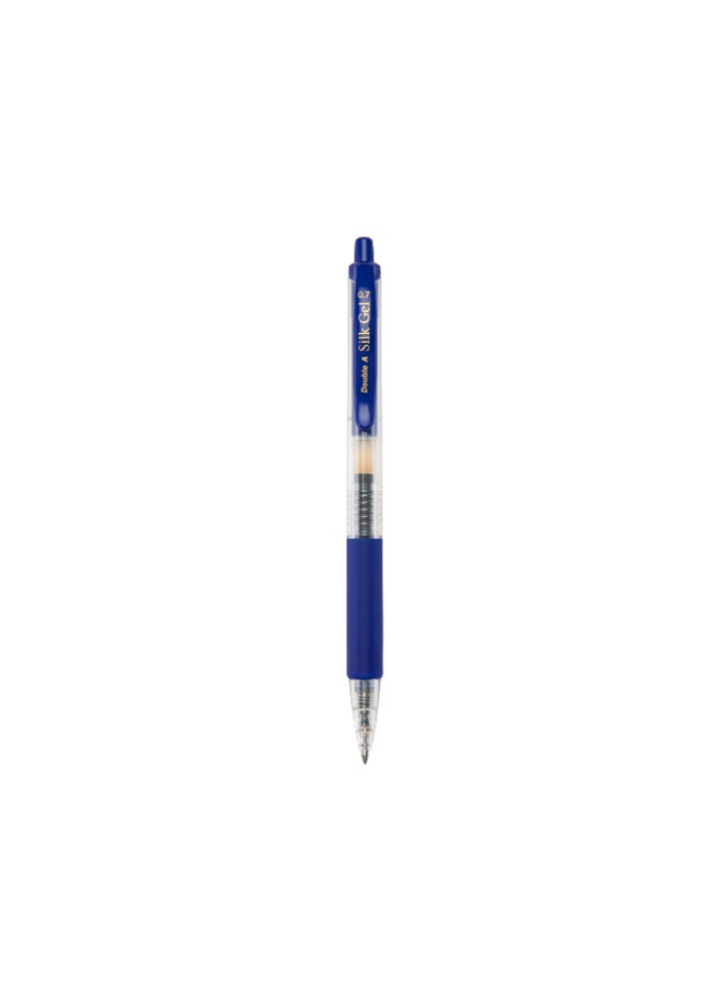 دبل إيه Silk Gel Pen 0.7mm Blue, 12 Pc - Image 2