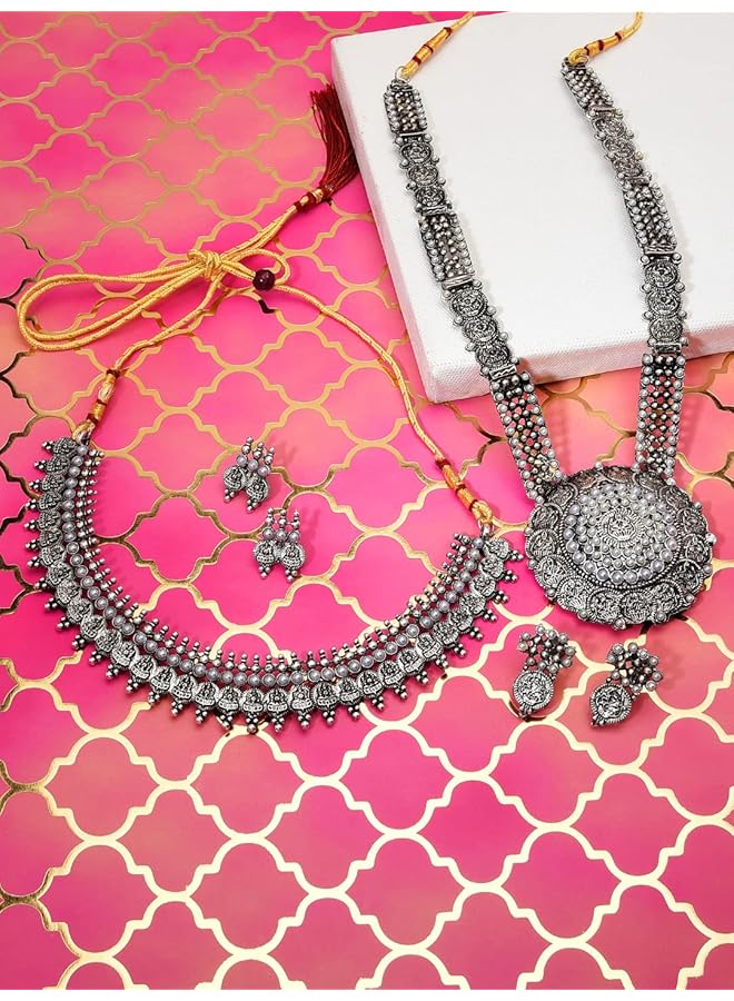 erorex Jewelery Set For Women Silver Zpfk6506 - Image 2