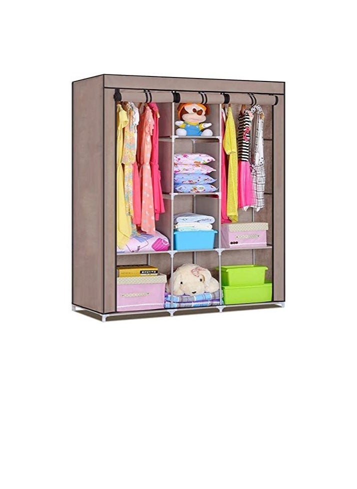 ماركة غير محددة - دولاب ملابس 3 درفة بيج - Image 1