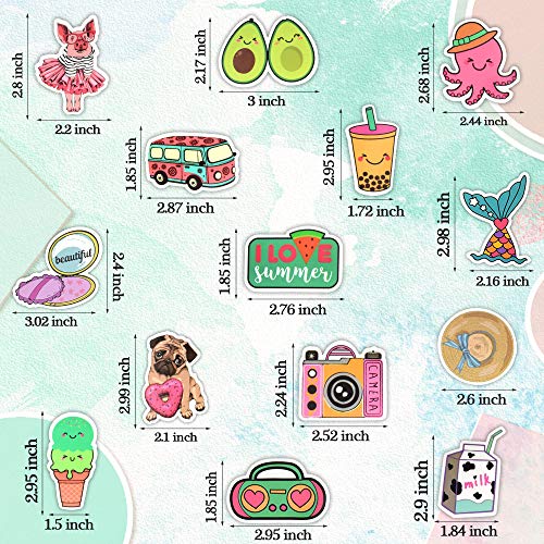 QTL Stickers for Teen Girls Party Favors Cute Waterproof Vinyl Water Bottle Stickers for Girls 50Pcs - Image 4