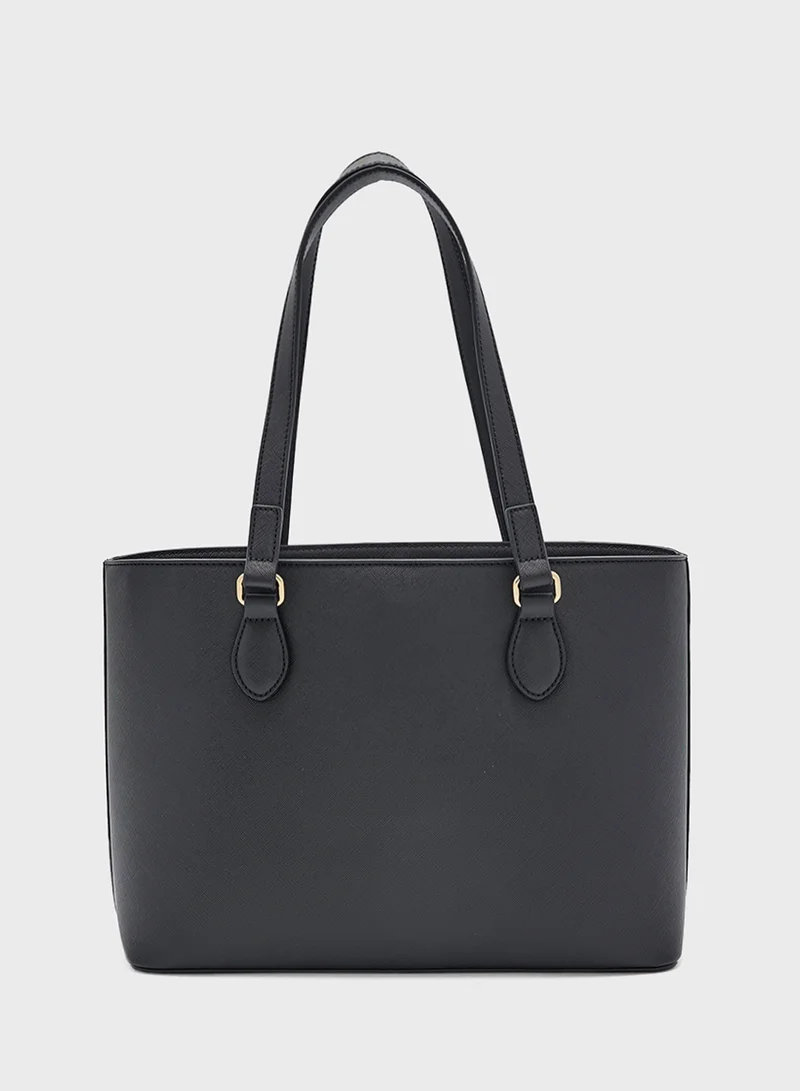 Love Moschino BLACK PU-MULTICOLOUR NYLON BLACK PU-MULTICOLOUR NY