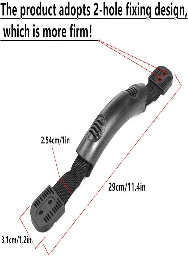 HDCBMCDDM-US Kayak Replacement Handles Double Hole 4 Pack Rubber Kayak Pull Carry Handle with Stainless Steel Screw - Image 5