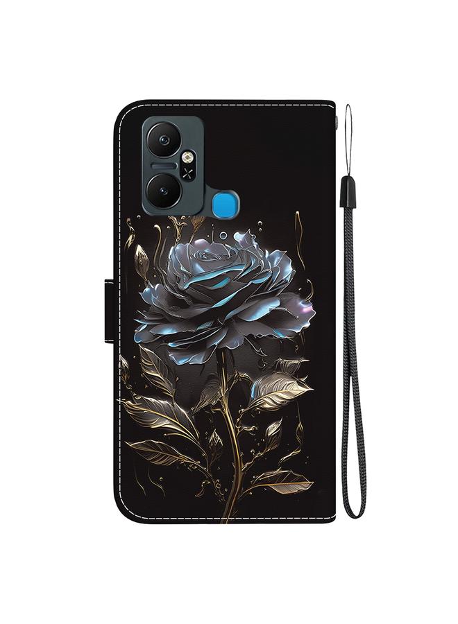 S-TOP Case For Infinix Smart 6 Plus Crystal Texture Colored Drawing Leather Phone Case - Image 3