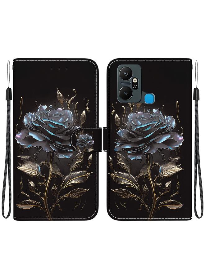 S-TOP Case For Infinix Smart 6 Plus Crystal Texture Colored Drawing Leather Phone Case - Image 1