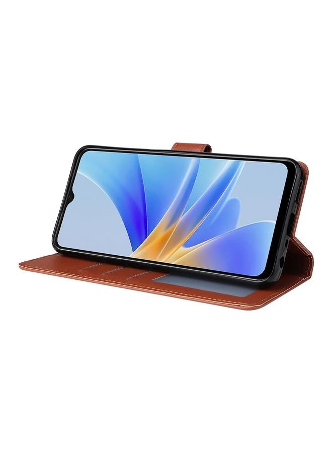 S-TOP Case For OPPO A17 4G / A17k 3-Card Slots Multifunctional Leather Phone Case - Image 5