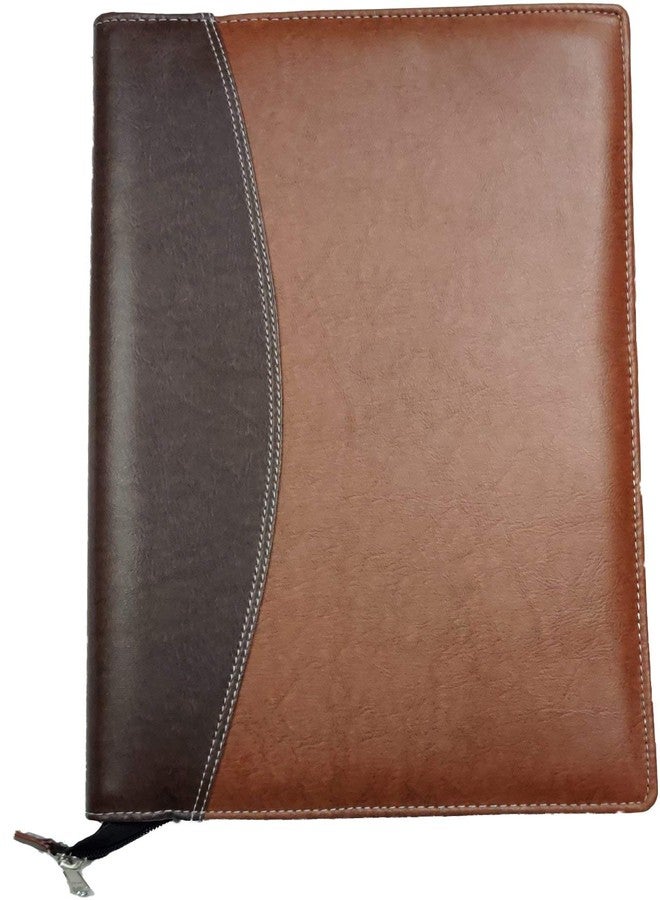 Pareek pu Leather b4 Size Document Executive Chain Bag with 20 Inner Leafs Set of 1 20 Leafs B4 Size (Bigger Than A4) Multicolored - Image 1
