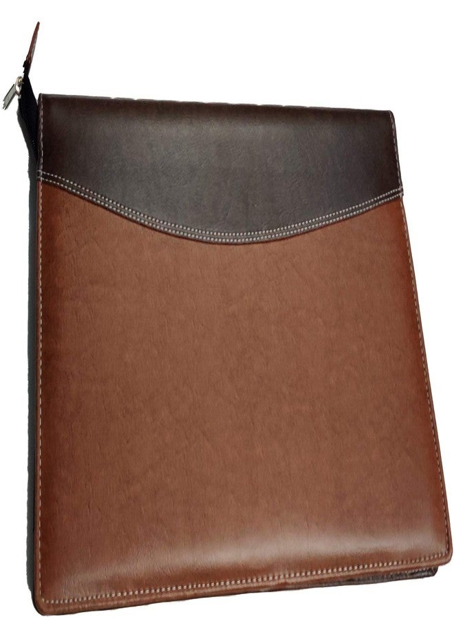 Pareek pu Leather b4 Size Document Executive Chain Bag with 20 Inner Leafs Set of 1 20 Leafs B4 Size (Bigger Than A4) Multicolored - Image 3
