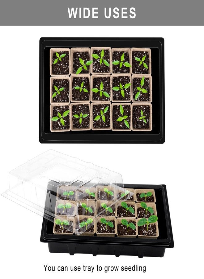 Aodaer 247 Pack Seed Starter Kit Including Peat Pots for Seedlings Seed Starter Tray with Plant Labels, Tool, Plastic Growing Trays Germination Tray Paper Seedling Cups for Indoor Outdoor Garden - Image 5