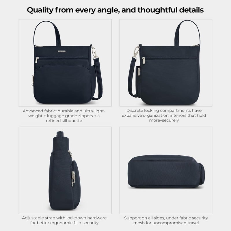 womens Anti-theft Classic North/South Crossbody Bag Cross Body Bag - Image 1