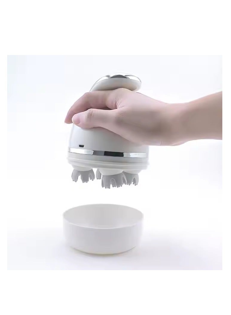 Electric Scalp Massager with Heating | 88 Kneading Nodes for Deep Cleansing & Hair Growth | 3 Speeds & 2 Massage Heads | Portable Body Massager - Image 2