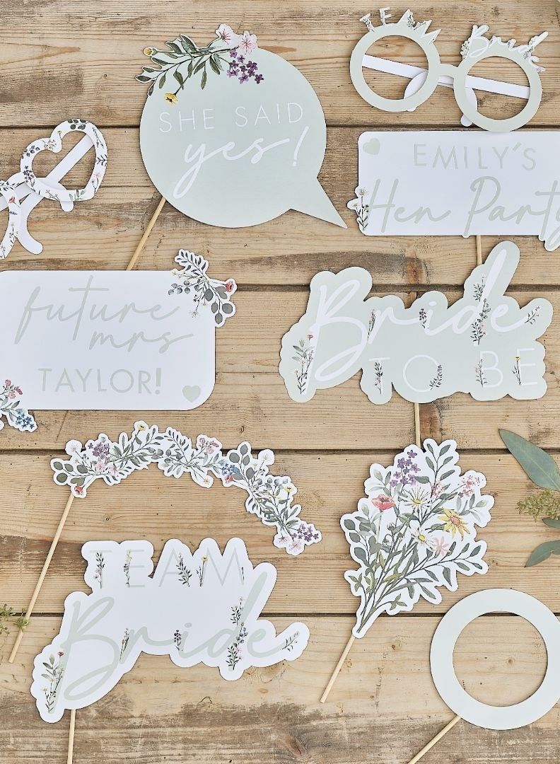 جينجر راي إكسسوارات صور حفلة الدجاج بنقوش الزهور - Image 2