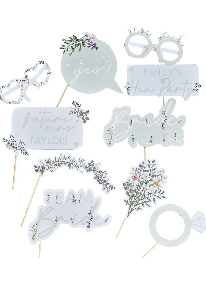 جينجر راي إكسسوارات صور حفلة الدجاج بنقوش الزهور - Image 3