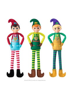 The Elf on the Shelf Elf Mates 3-Pack with Storybook - Authentic, Original, Trusted Christmas Elf for Kids | Official The Elf on The Shelf Santaverse Product. Includes 3 Elves!  - Image 3