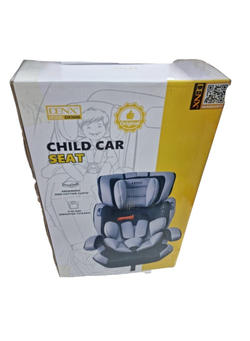 Denx Baby Car Seat Soft And Comfortable Universal From 9 Months to 12 Years
