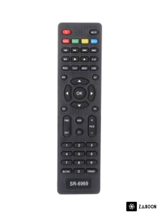 Zaboon Remote Control For Starsat 6969 Receiver Black/Green/Red