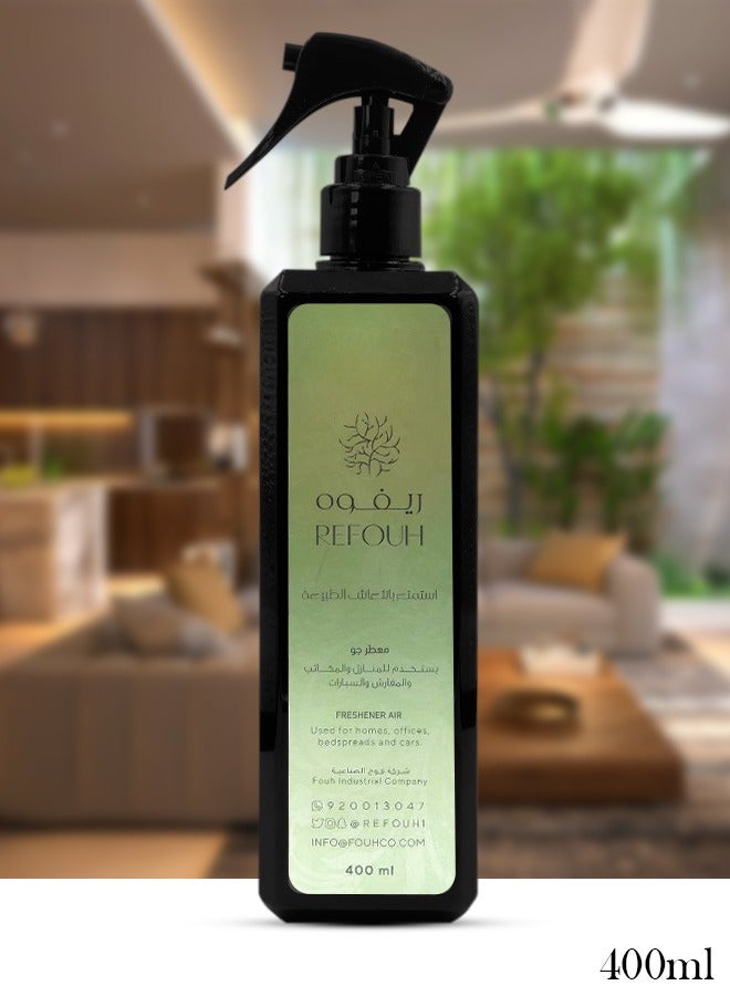 REFOUH Premium 400ml Air Freshener for Long Lasting, Pleasant Atmospheres Car Air Freshener - Image 1