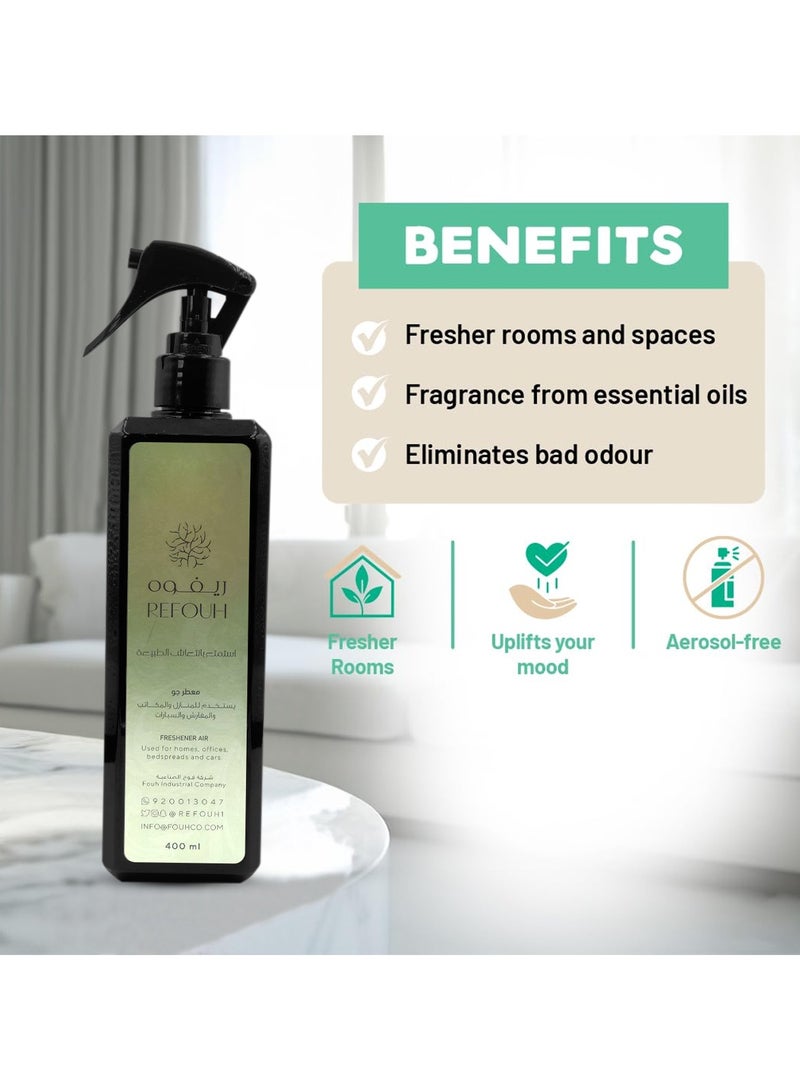 REFOUH Premium 400ml Air Freshener for Long Lasting, Pleasant Atmospheres Car Air Freshener - Image 3